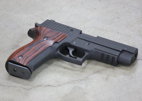 ウッドグリップ｜KSC SIG P226R｜スムーズ/ブラウン [AWG-1468]