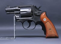 ウッドグリップ｜S&W｜M10｜K/Lフレーム”スクエアバットタイプ”用｜サービスサイズ／テーパーカット／カリン