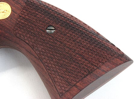 ウッドグリップ｜タナカワークス社製 Colt Python .357Magnum｜オーバーサイズ / ローズウッド　[WST-347]