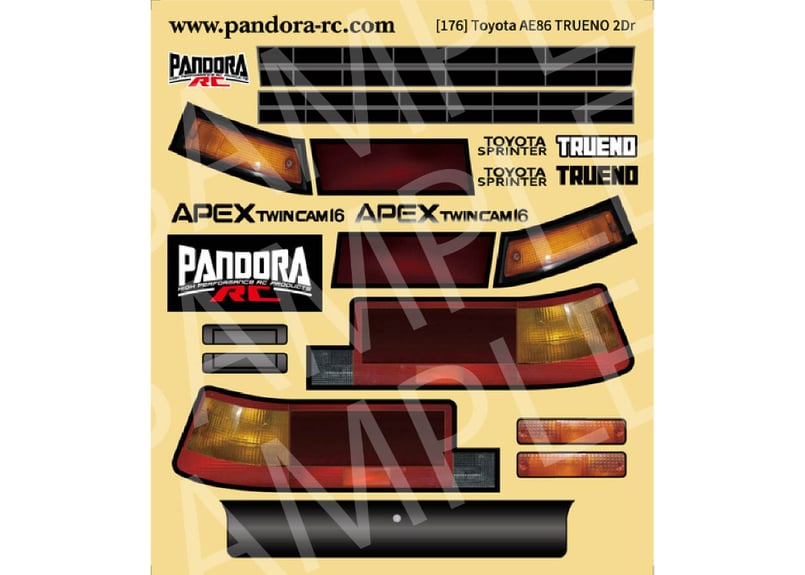 未走行PANDORA２ＤＲ.AE86 トレノボディー カットライン解説】Toyota AE86 トレノ N2仕様 | PANDORA RC