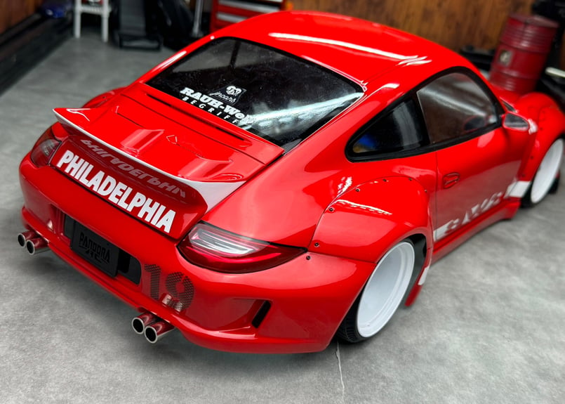 RWB997 限定 赤 受注生産】RWB997 エンジンフード /ダックテール [WGT404] | PANDORA