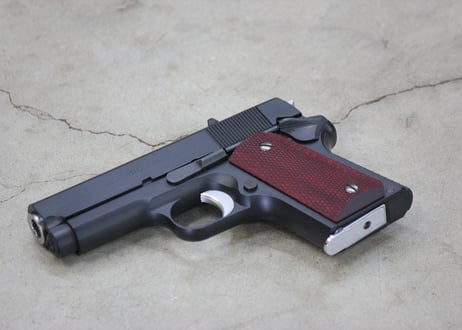 ウッドグリップ｜東京マルイ デトニクス.45｜フルチェッカー/レッド