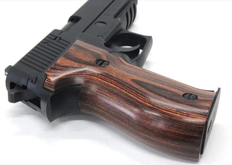ウッドグリップ｜SIG SAUER P226 RAIL｜スムーズ/ブラウン　[AWG-1446]