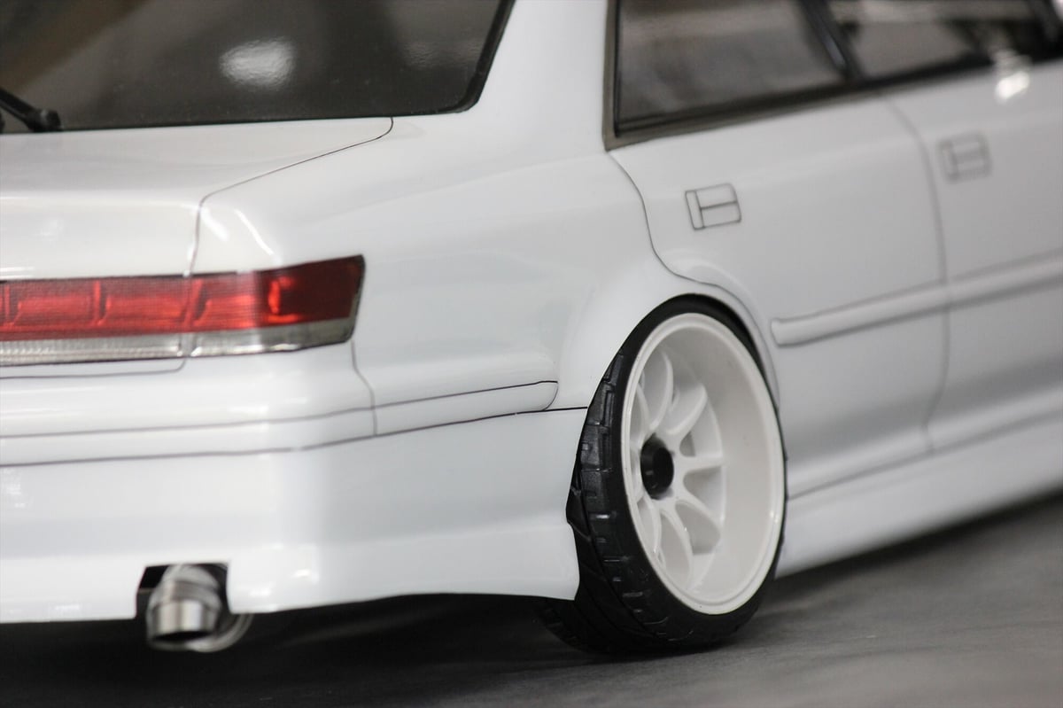 TLV 81マークII 白銀 改 6月25日発送】Toyota マークⅡ JZX100 [PABG-