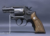 ウッドグリップ｜S&W｜M10｜K/Lフレーム”スクエアバットタイプ”用｜サービスサイズ／テーパーカット／オバンコール