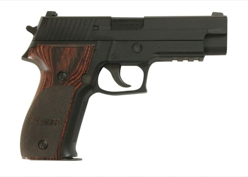 未使用　ウッドグリップ ウッドグリップ｜KSC SIG P226R｜スムーズ/ブラウン [AWG-1468