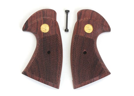 ウッドグリップ｜タナカワークス社製 Colt Python .357Magnum｜オーバーサイズ / ローズウッド　[WST-347]