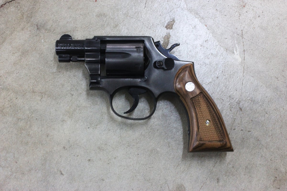 ウッドグリップ|S&W|M10|K/Lフレーム”スクエアバットタイプ ウッドグリップ|S&W|M10|K/Lフレーム”スクエアバットタイプ