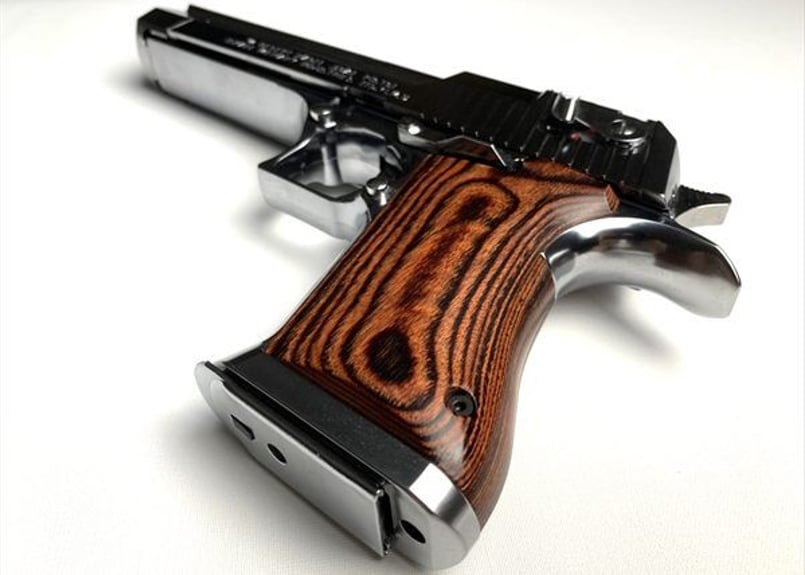 ウッドグリップ｜DESERT EAGLE.50AE ｜スムース/ブラウン [AWG-1429