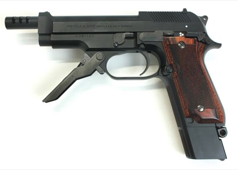 ウッドグリップ MARUI製|M93R|チェッカー/ブラウン [AWG ウッドグリップ MARUI製|M93R|チェッカー/ブラウン [AWG