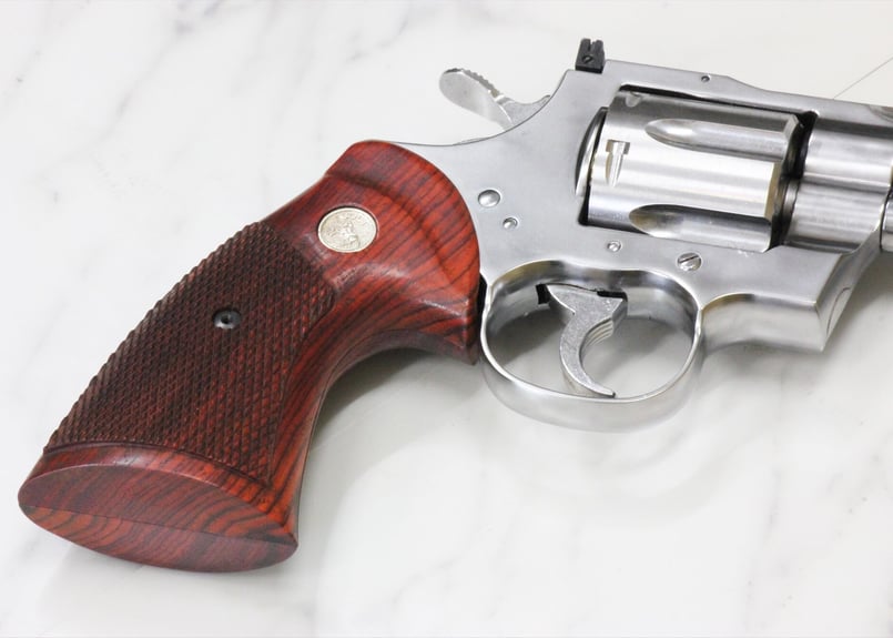 スミス&ウェッソン357リボルバー シルバー ウッドグリップ スミス&ウェッソン357リボルバー シルバー ウッドグリップ