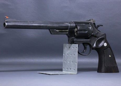 ウッドグリップ｜タナカワークス社製 S&W M29（Nフレーム・スクエアバット）｜チェッカー / 黒檀