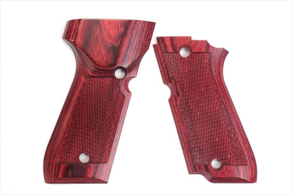 ウッドグリップ｜KSC製｜M93RⅡシリーズ（ガスブロ）｜チェッカー