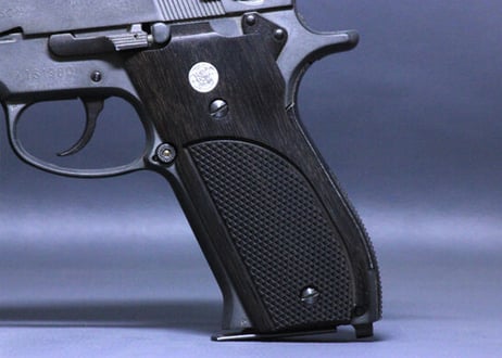ウッドグリップ｜S&W｜M39/M439用｜黒檀
