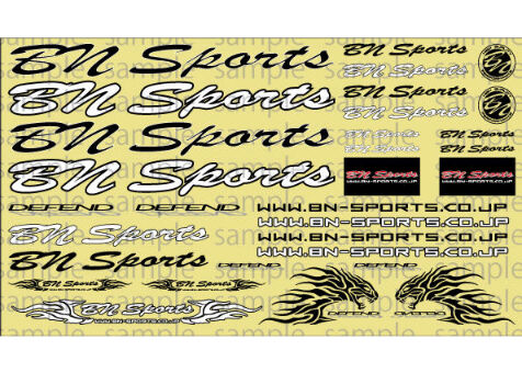 RCボディ用デカール【BN-Sportsの車種】 | PANDORA-ONLINE STORE