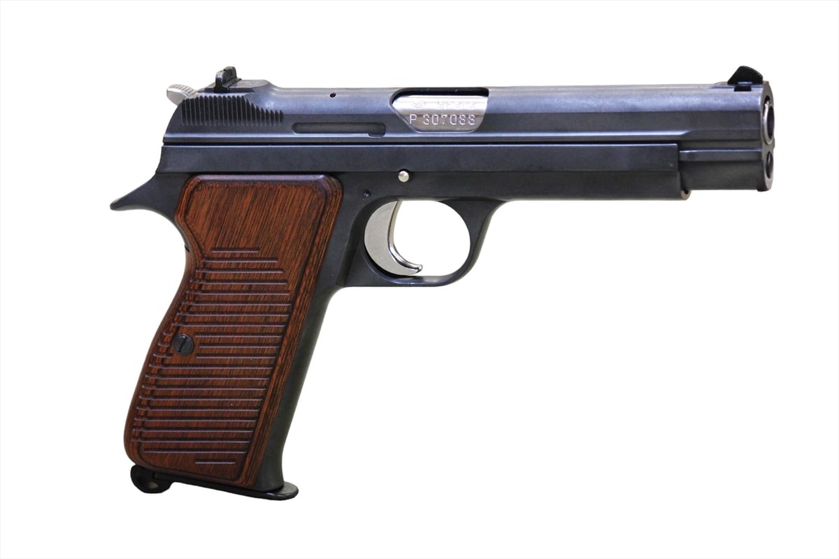 ウッドグリップ｜マルシン工業製 SIG P210-6｜ブラウン [AWG-1466] | P