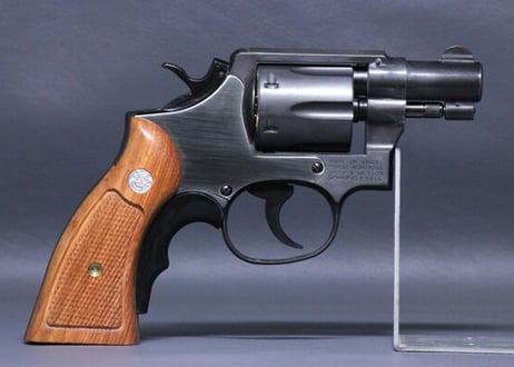 ウッドグリップ｜S&W｜M10｜K/Lフレーム”スクエアバットタイプ”用｜サービスサイズ／ストレート／カリン