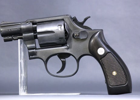 ウッドグリップ｜S&W｜M10｜K/Lフレーム”ラウンドバットタイプ”用｜サービスサイズ／黒檀