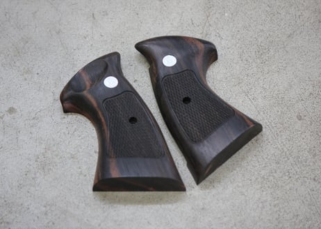 ウッドグリップ｜タナカワークス社製 S&W M29（Nフレーム・スクエアバット）｜黒檀　[WST-359]