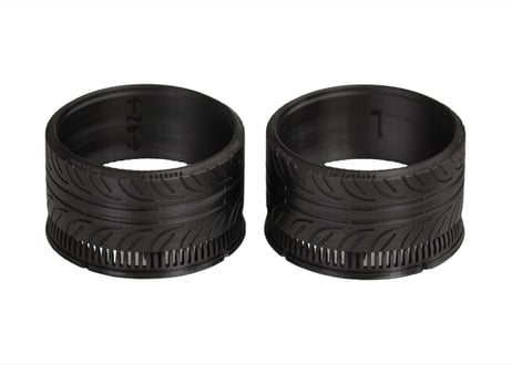 ディスプレイタイヤ 扁平タイプ 26mm/2本　[PAC-541]