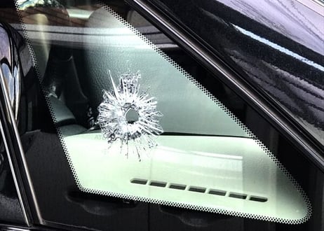 弾痕(ガラス)｜.45ACP｜BULLET HOLES｜GLASS