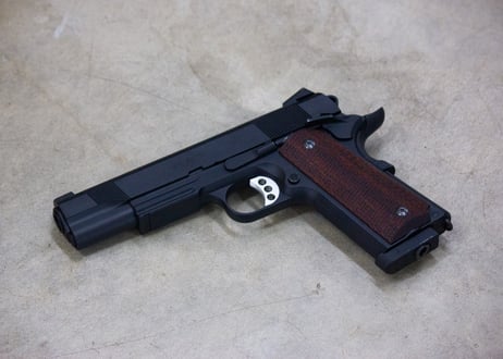 ウッドグリップ｜Carbon8（カーボネイト）M45シリーズ｜フルチェッカー/ブラウン　[AWG-1452]