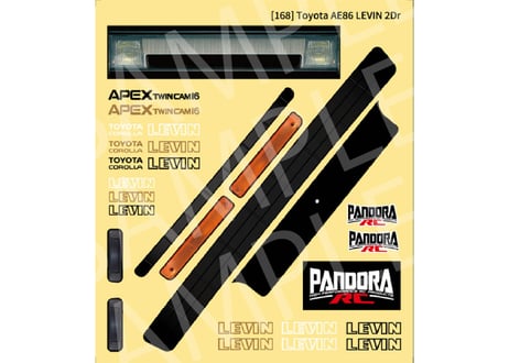 Toyota｜AE86 カローラレビン｜2ドア　[PAB-3168]