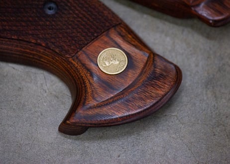 ウッドグリップ｜タナカワークス社製 Colt Python.357 Magnum｜オーバーサイズ/ブラウン [AWG-1461]