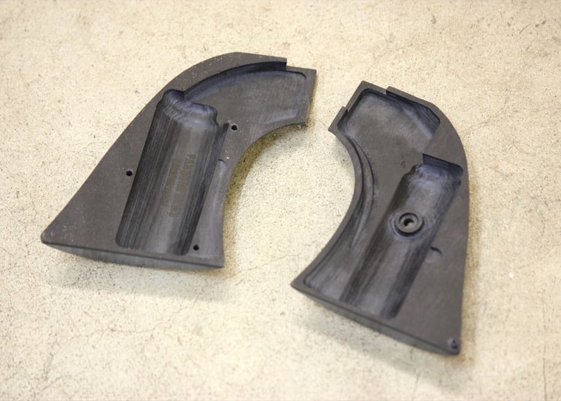 ウッドグリップ｜東京マルイ SAA.45｜スムーズ/ブラック [WST-352