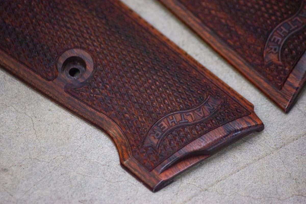 ウッドグリップ｜マルゼン製 ワルサーPPK/S、PP｜フルチェッカー