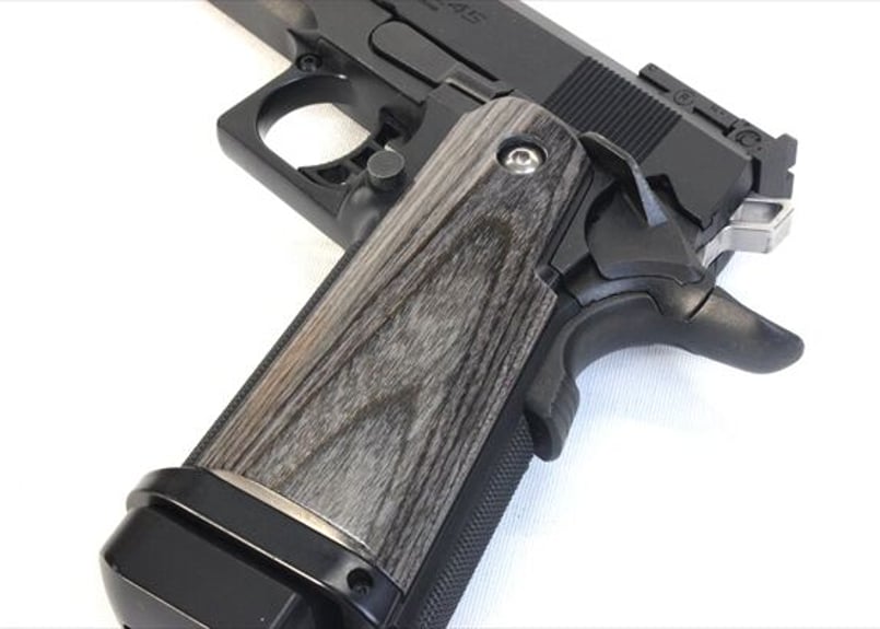 ウッドグリップ｜Hi-CAPA5.1/4.3/D.O.R｜スムース/グレー [WST