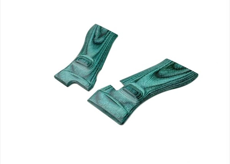 ウッドグリップ｜グロック17/18C｜スムース/グリーン [WST-341