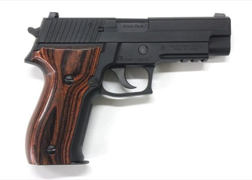ウッドグリップ｜SIG SAUER P226 RAIL｜スムーズ/ブラウン [AWG