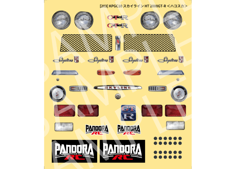 PANDORA  NISSAN  スカイライン HT 2000GT-R ハコスカ KPGC10 スカイライン HT 2000GT-R [PAB-3203] | PANDORA RC
