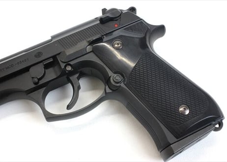 ウッドグリップ｜U.S.M9/M9A1 ｜チェッカー/ブラック　[AWG-1416]