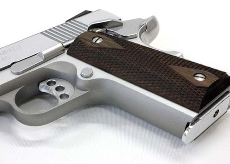 ウッドグリップ｜V10 ULTRA COMPACT｜チェッカー/ダークブラウン