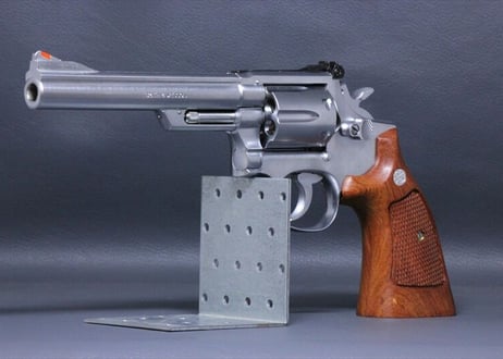 ウッドグリップ｜S&W｜M19｜K/Lフレーム ”スクエアバットタイプ”用｜オーバーサイズ／カリン