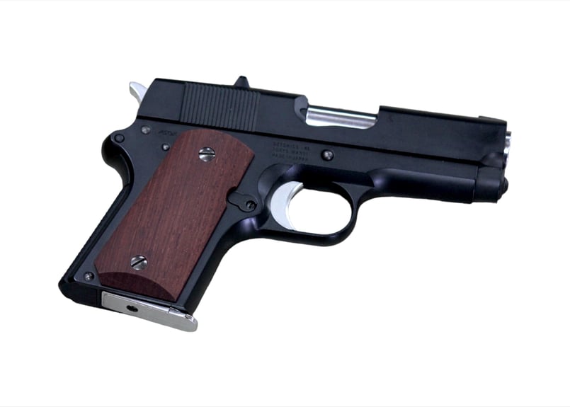ウッドグリップ｜東京マルイ デトニクス.45｜スムーズ/ローズ