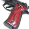 ウッドグリップ｜U.S.M9/M9A1｜スムースロゴ/レッド　[AWG-1406]