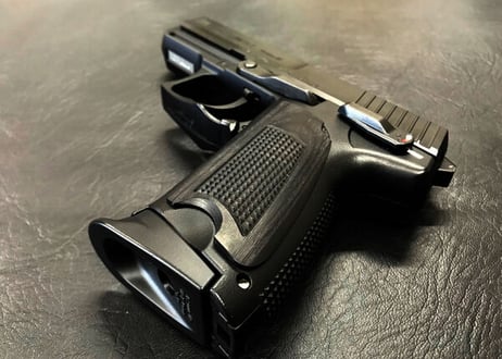 ウッドグリップ｜USP  Compact｜チェッカー/ブラック [WST-337]