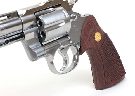 ウッドグリップ｜タナカワークス社製 Colt Python .357Magnum｜オーバーサイズ / ローズウッド　[WST-347]