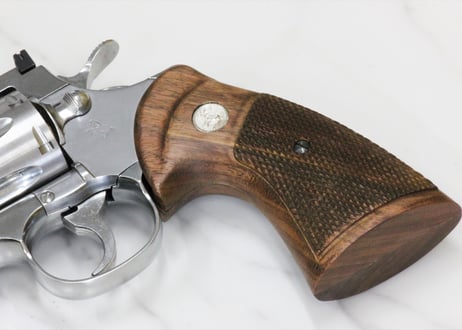 ウッドグリップ｜タナカワークス社製 Colt Python .357Magnum｜オーバーサイズ｜ウォルナット　[WST-333]