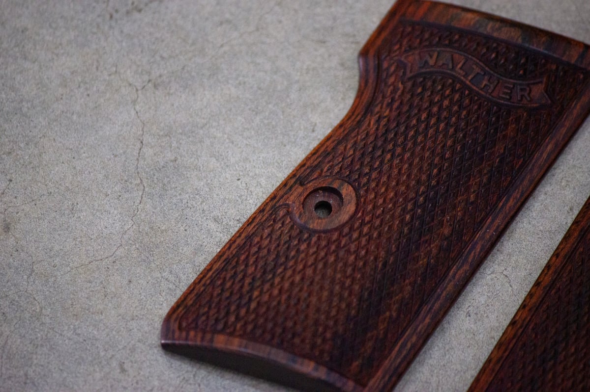 ウッドグリップ｜マルゼン製 ワルサーPPK/S、PP｜フルチェッカー