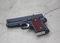 ウッドグリップ｜東京マルイ デトニクス.45｜フルチェッカー/レッド