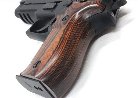ウッドグリップ｜SIG SAUER P226 RAIL｜スムーズ/ブラウン　[AWG-1446]