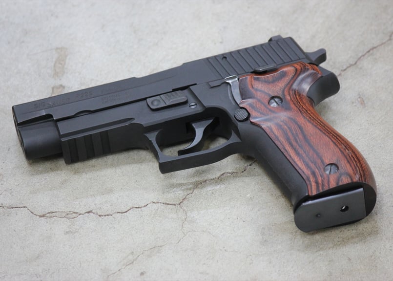 ウッドグリップ|KSC SIG P226R|スムーズ/ブラウン [AWG-1468 ウッドグリップ|KSC SIG P226R|スムーズ/ブラウン [AWG-1468