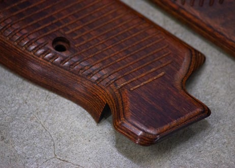 ウッドグリップ｜マルシン工業製 SIG P210-6｜ブラウン  [AWG-1466]