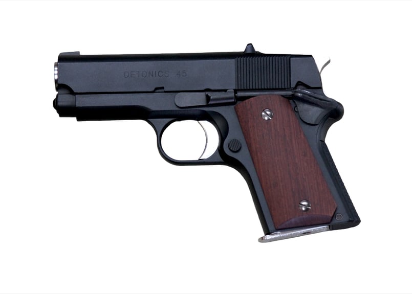 ウッドグリップ｜東京マルイ デトニクス.45｜スムーズ/ローズウッド