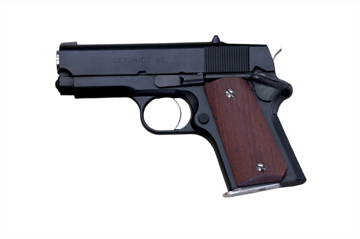 ウッドグリップ｜東京マルイ デトニクス.45｜スムーズ/ローズウッド