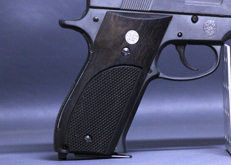 ウッドグリップ｜S&W｜M39/M439用｜黒檀